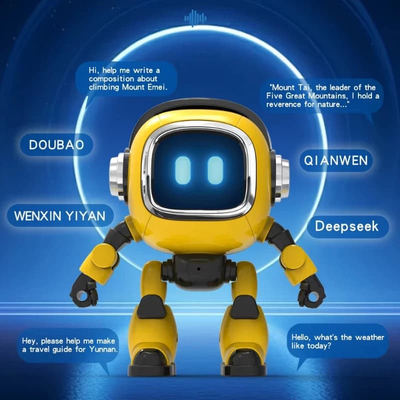 Generic Ai Interactive Robot Voice Controlled Intelligent Q&A Storytelling Learning Companion For Home Desktop Use