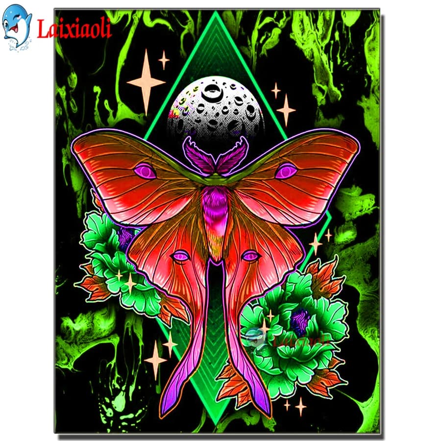 Diy Diamond Painting Abstract fantasy Butterfly Kit Full Square Diamond Embroidery animal Picture Of Rhinestone Cross Stitch art