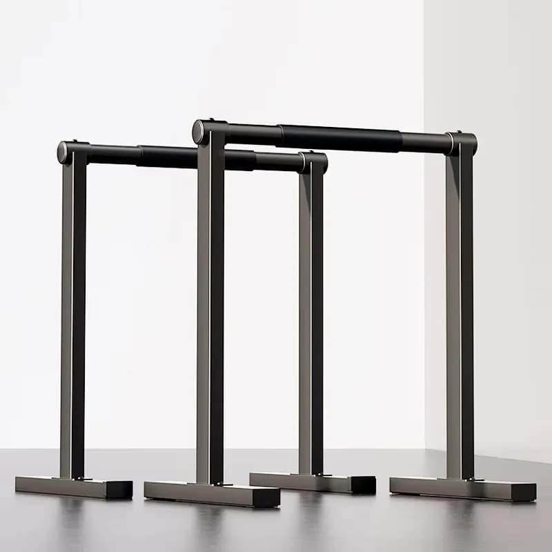 Multi-functional home fitness door: Russian stand with pull-up device and adjustable steel bars in height