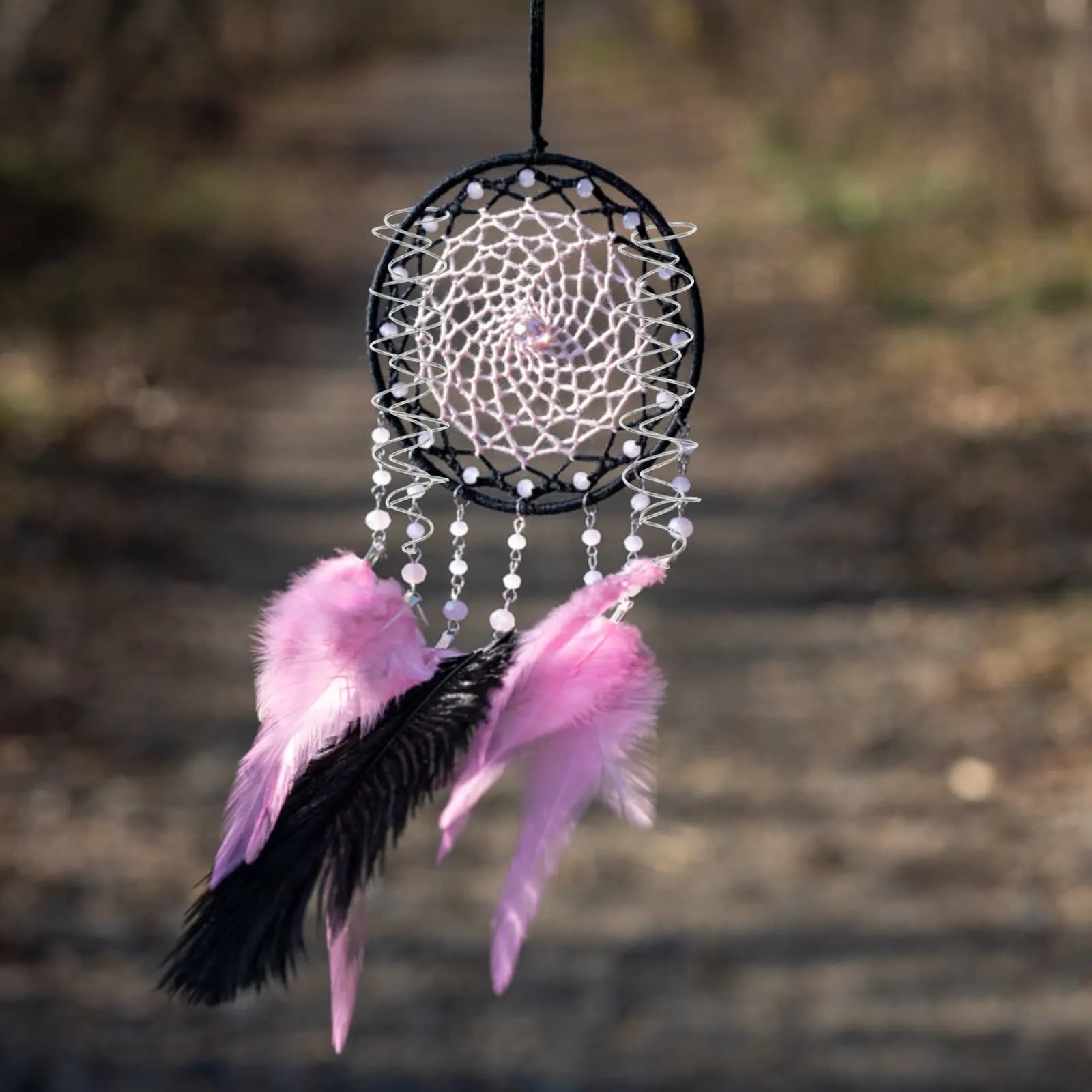 2Pcs Spiral Wind Chime Parts DIY Hanging Ornament Supplies Metal Swirls Decor for Wind Chimes Dreamcatchers Party Decor 3D