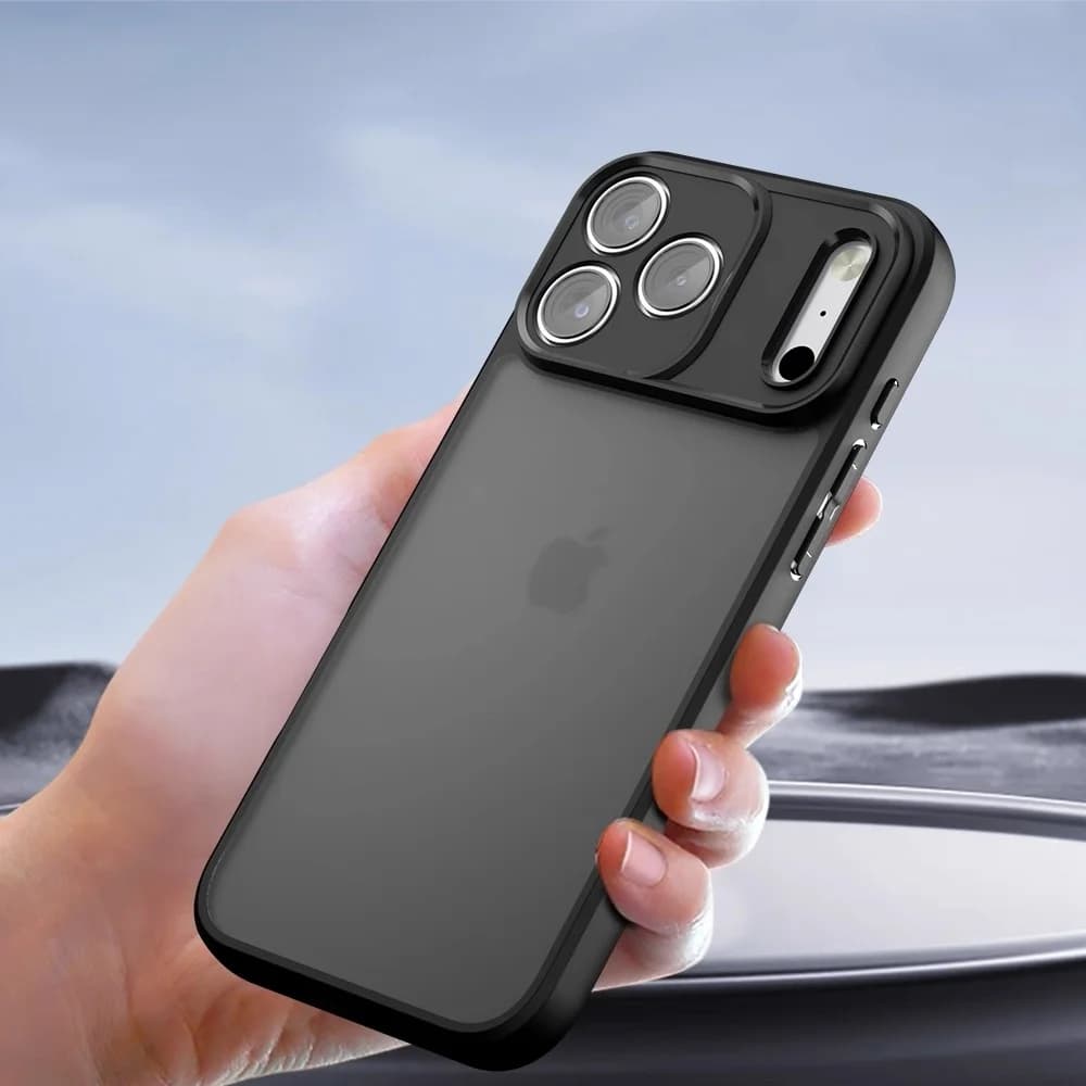 Per Apple iPhone 17 Pro Custodia smerigliata iPhone 17 Pro Funda Cover Coque opaca trasparente PC antiurto posteriore Fundas iPhone 17 Pro