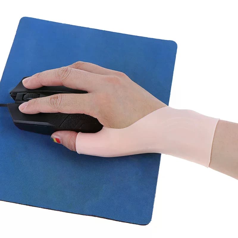 1 paio di guanti di supporto per polso e pollice in gel di silicone, tutore a pressione per artrite