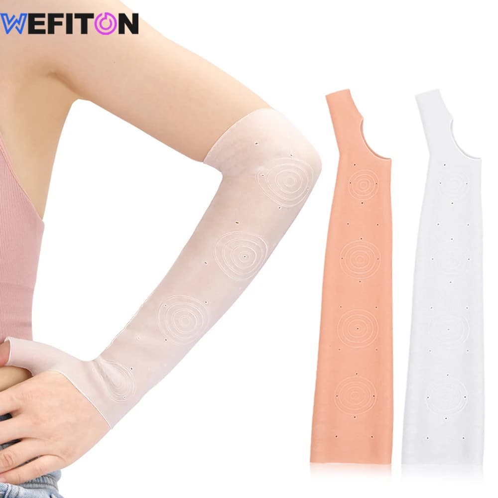 Supporto per Polso e Pollice, Guanto Elastico in Gel Senza Dita per Artrite e Sollievo dal Dolore, Fascia Compressiva per Distorsioni