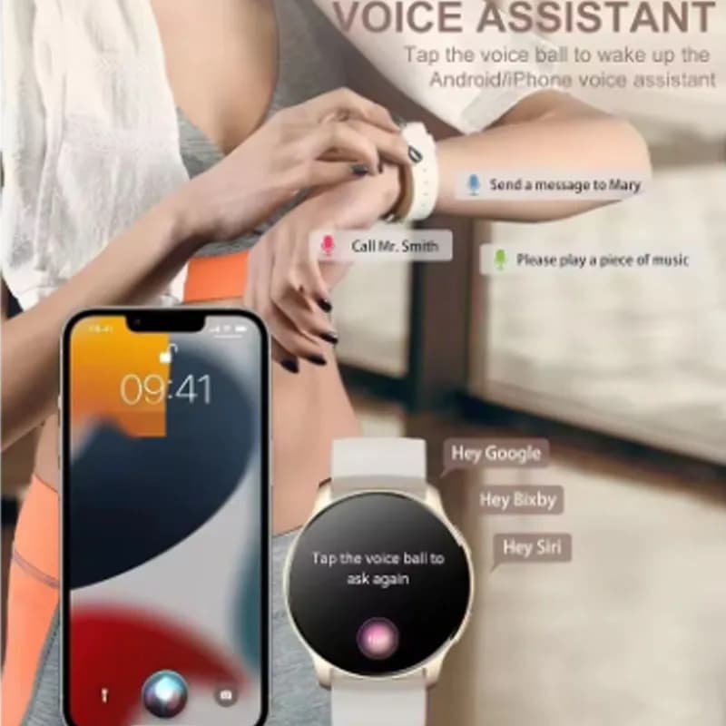 for Motorola ADVERTISEMENTS Realme Narzo Realme V11s LG X Charge Android Phones and iOS Waterproof Smartwatch with Full HD 1,32"
