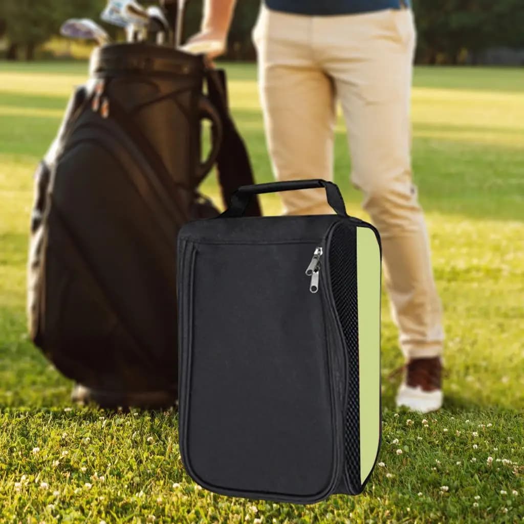 Borsa per Scarpe da Golf, Organizzatore per Attrezzatura da Golf, Borsa Multifunzione Traspirante con Cerniera per Scarpe da Golf, per Palestra, Adulti, Campeggio, Escursionismo