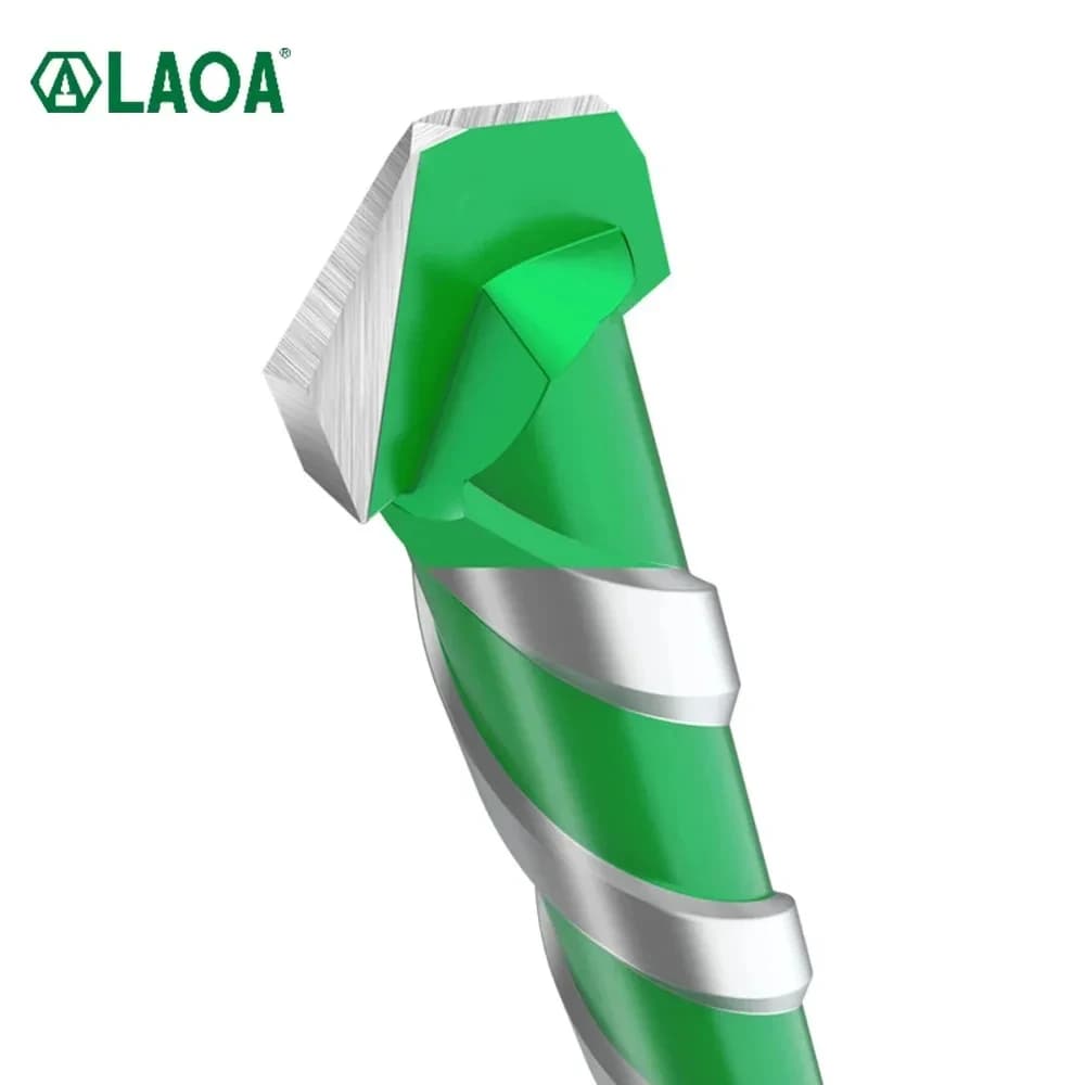 LAOA Multifunctional Overlord drill alloy steel alloy triangle drill ceramic tile cement metal iron plate multifunctional