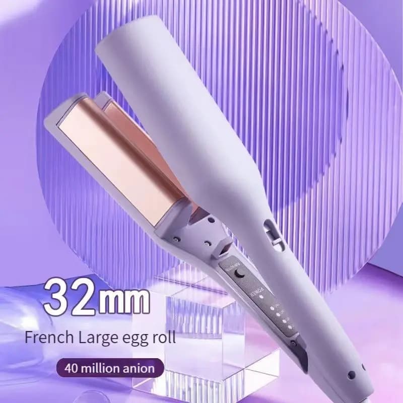 32 mm electric curling iron 32 mm automatic tool for curling long-lasting Styling lamb wool French style rotating flameproof design