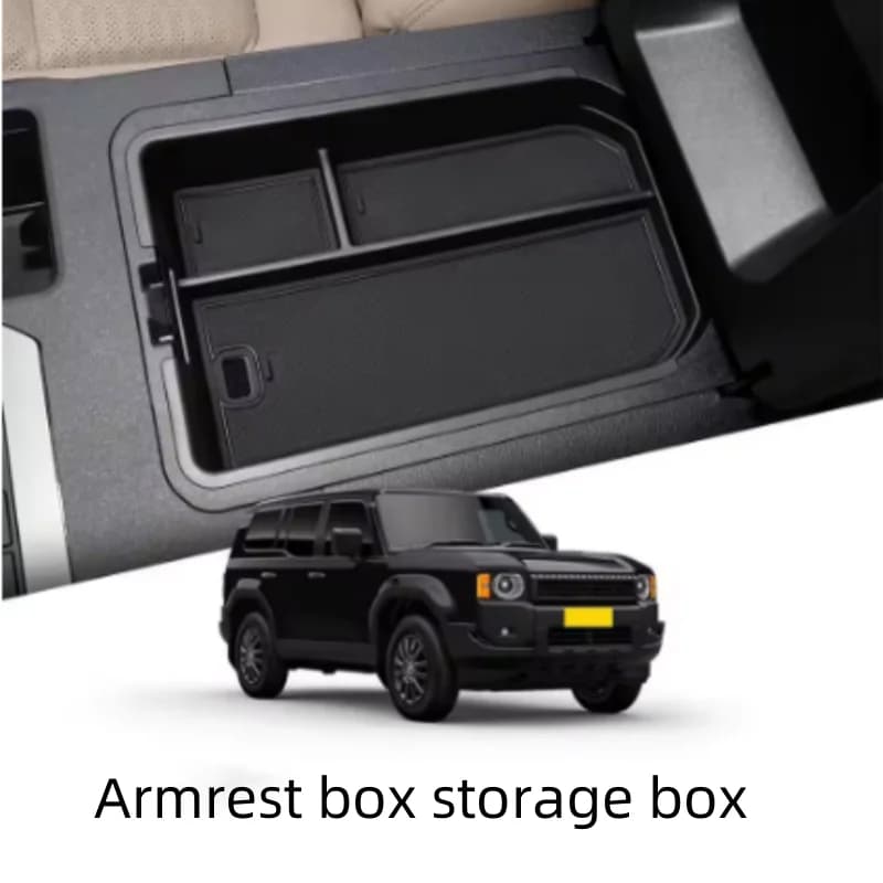 Fit For Toyota Land Cruiser Prado 250 LC250 2024,2025 ABS Auto central storage box interior accessorie