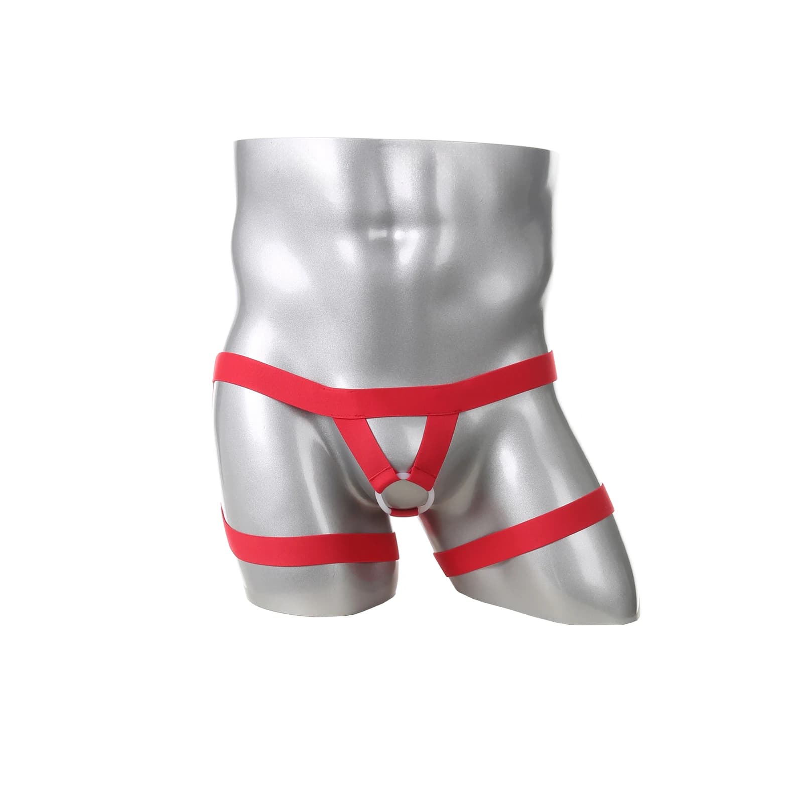 Anello per pene sexy da uomo, perizoma G-string, lingerie erotica, intimo in silicone per ritardare l'eiaculazione, anello per gamba, bondage, jockstrap, imbracatura.