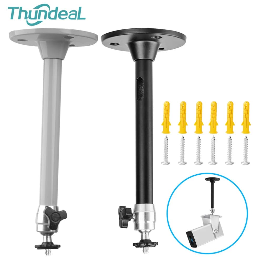 Supporto per mini proiettore Supporto per proiettore Supporto da soffitto stabile in metallo Staffa da parete girevole da 21 cm per HY300Pro HY320Mini
