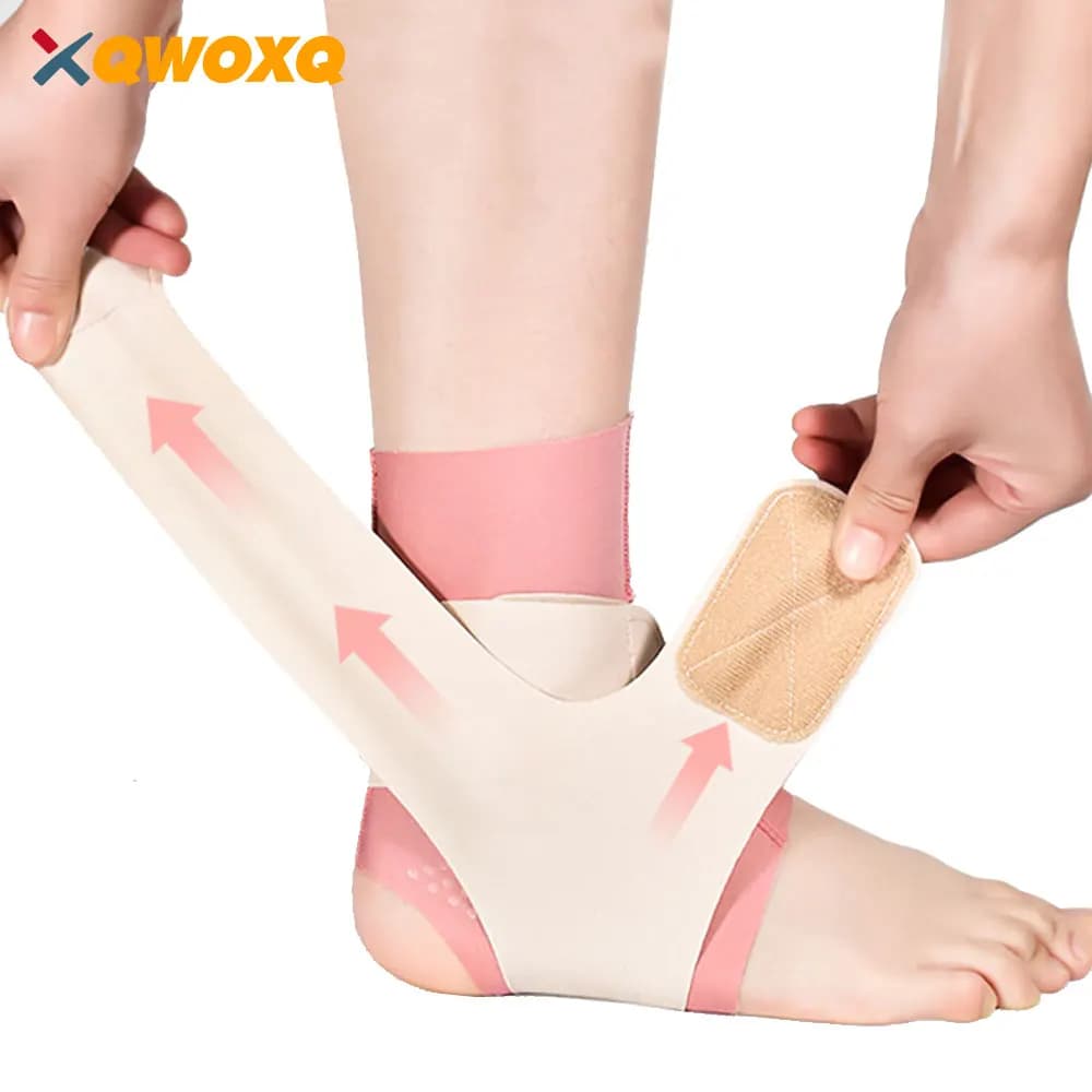 1 pezzo di supporto per cavigliera per corsa, artrite, sollievo dal dolore, distorsioni, lesioni sportive, recupero, ultrasottile e traspirante