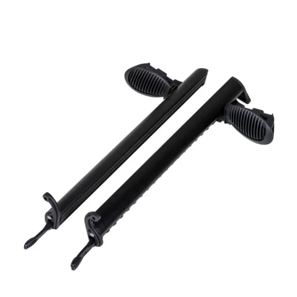 Accessorio per Kayak LSF, Poggiapiedi in Plastica Nera Leggero, Adatto per Kayak da Pesca a Pedali e Canoe