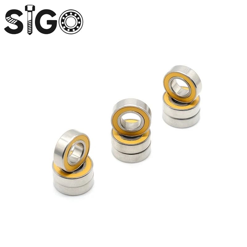 10 PZ Cuscinetti S688 8x16x5mm 440C Anello In Acciaio Inox Sfere In Ceramica Cuscinetto ABEC-7 Metallo Fidget Spinner S688 RS 2RS S688RS