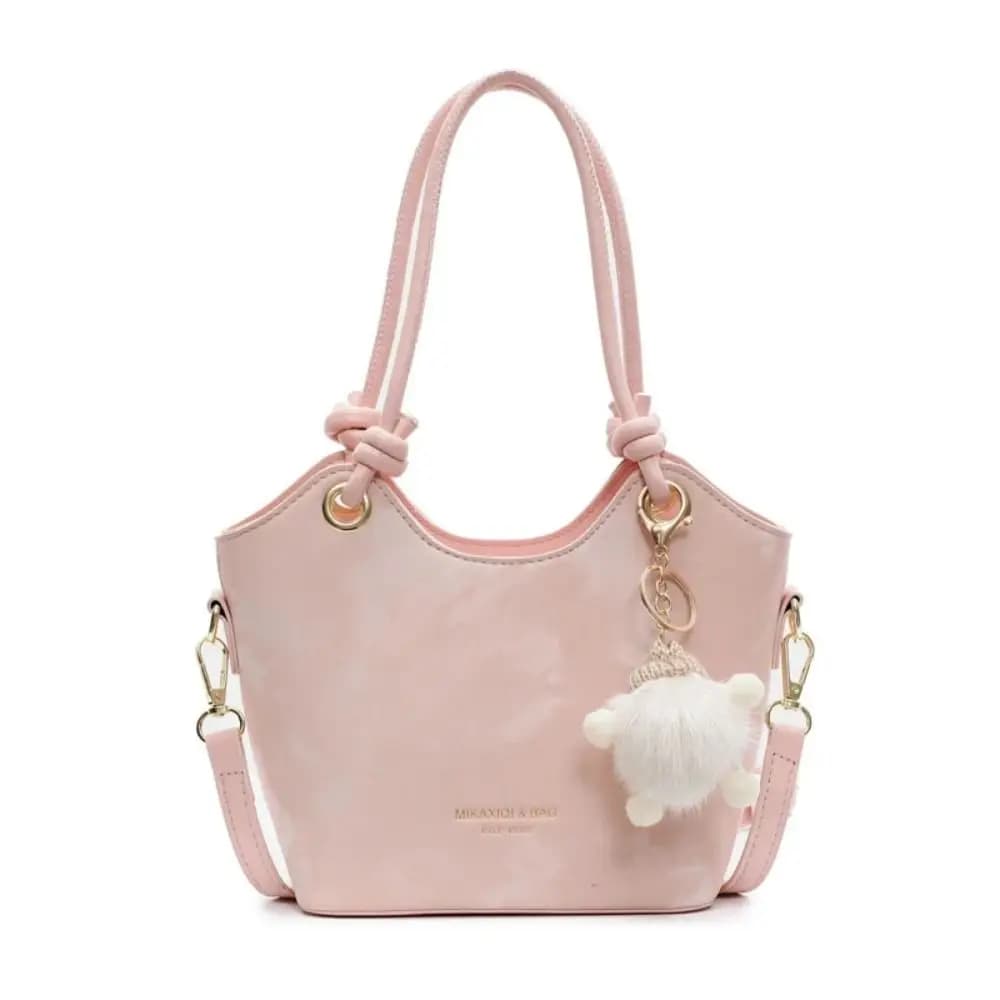 New PU Leather Women's Shoulder Bag Solid Color Zipper Small Square Bag Sweet Style Lady Handbags Women Female