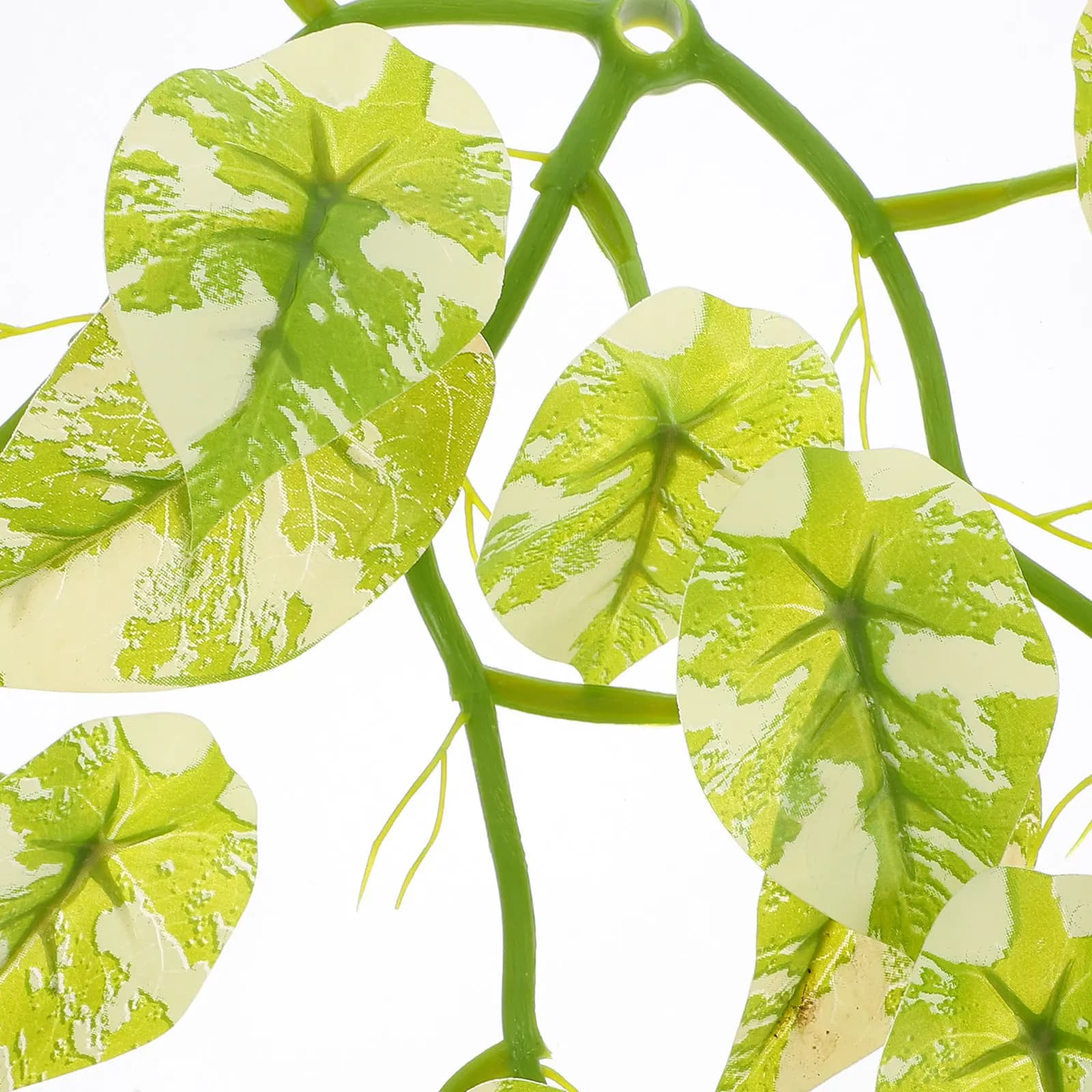 Piante Artificiali Realistiche in ABS con Ventose per Terrari, Decorazioni per Vasche di Rettili, Piante Rampicanti Artificiali per Habitat di Lucertole