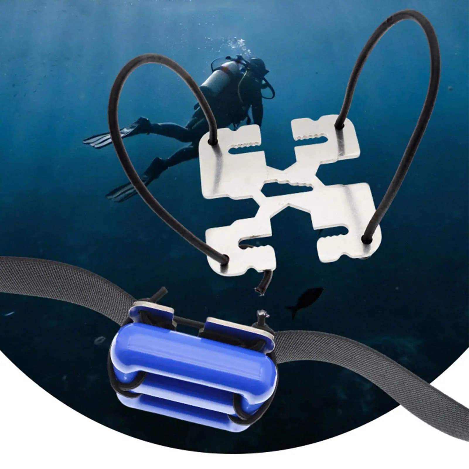 Stainless Steel Weight Plates for Dives, Weights for Apnea and Snorkeling, Adjustable Weights with Belt for Men, Women, Young, Teenagers and Families
