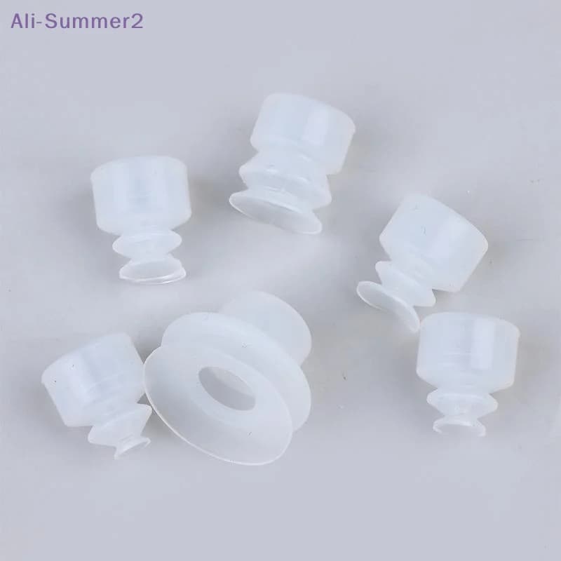{Summer2} 5 Pezzi DP Ventosa Grande in Silicone a Strato Singolo per Robot, Accessori Pneumatici Industriali, Ugello a Forte Aspirazione