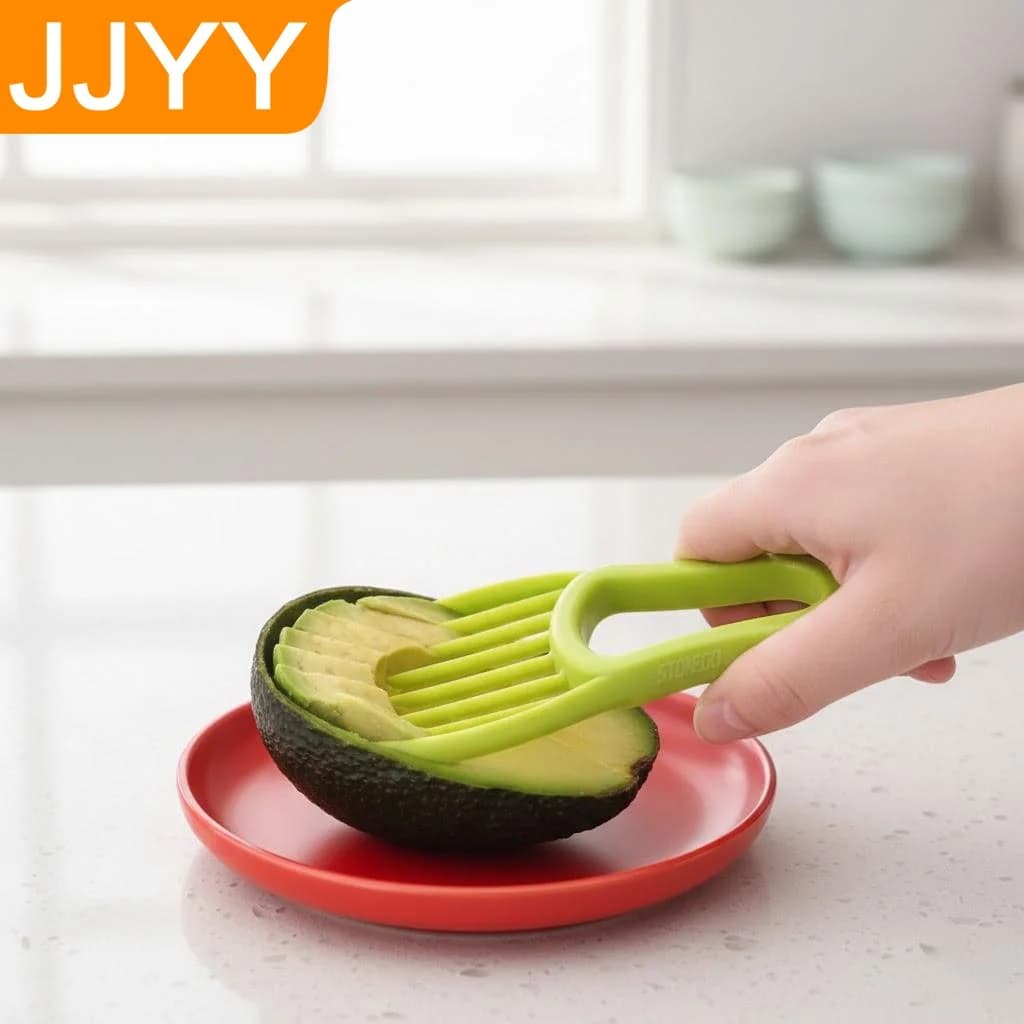 3 in 1, Plastic Kitchen Tools, Plum Separator, Slicing Gadget for Slicing Vegetables