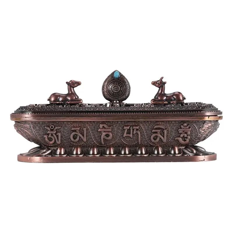 [ABFI!】 Tibet Incense Burner Antique Handmade Incense Stick Holder Zen Teahouse Home Office Decoration Crafts Ornaments