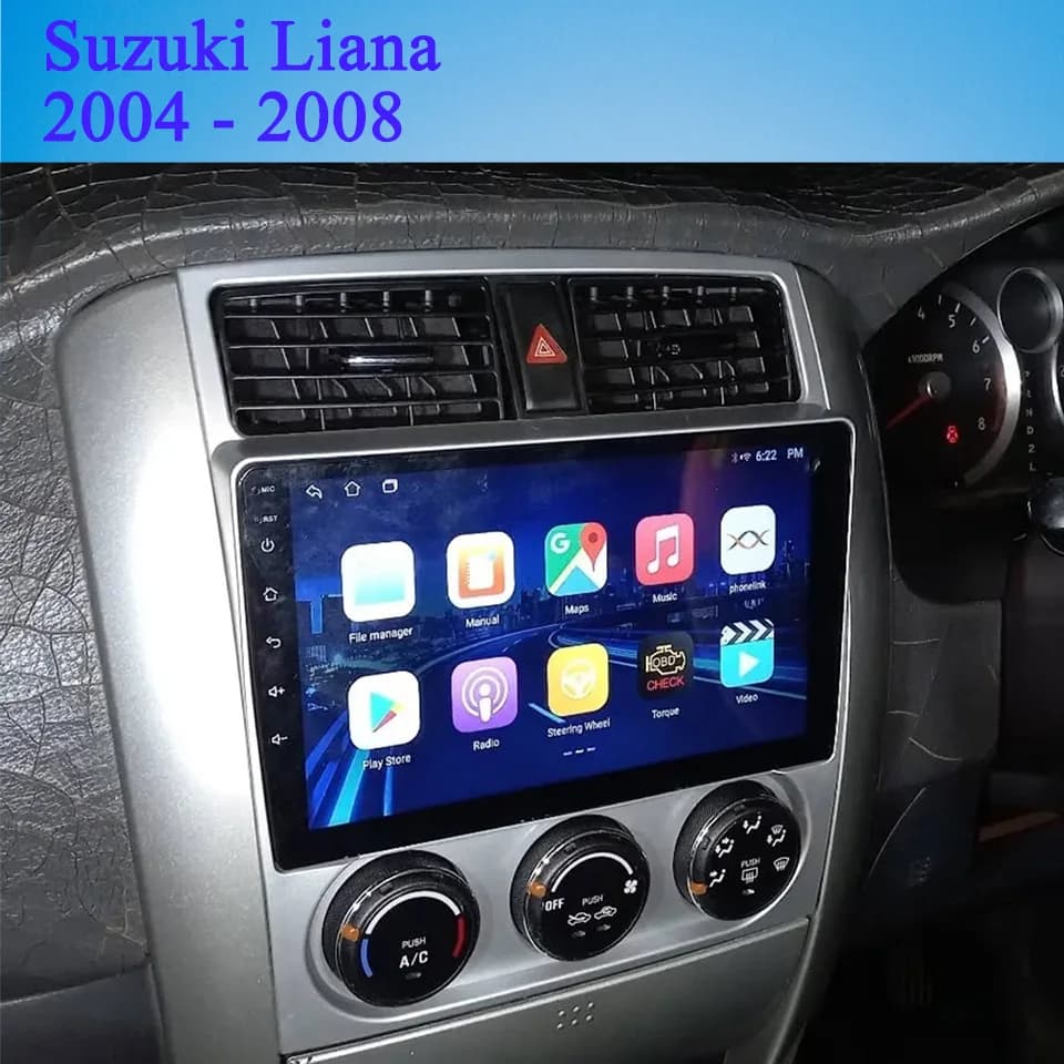 2Din Android 14 Autoradio Stereo Per Suzuki Liana 2004 2006 2008 Auto Gps di Navigazione DVD Cassetta Registratore a Nastro 4G Lte WiFi DAB +