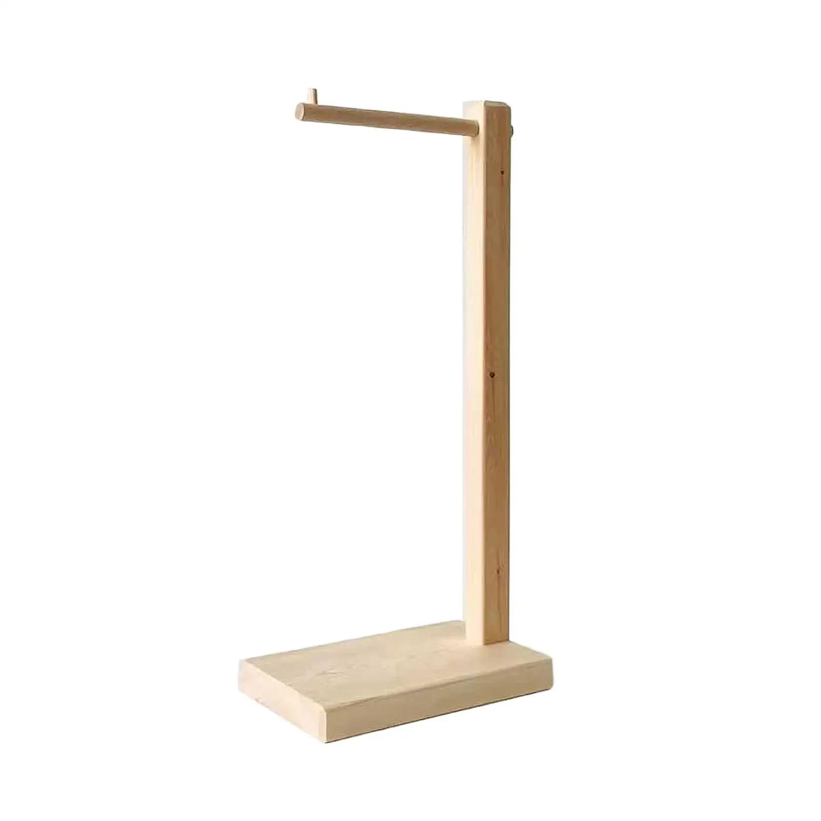 Purse Holder Wood Desk Organizer Non Slip Headphone Stand Handbag Display Stand for Countertop Showroom Boutique Retail Home