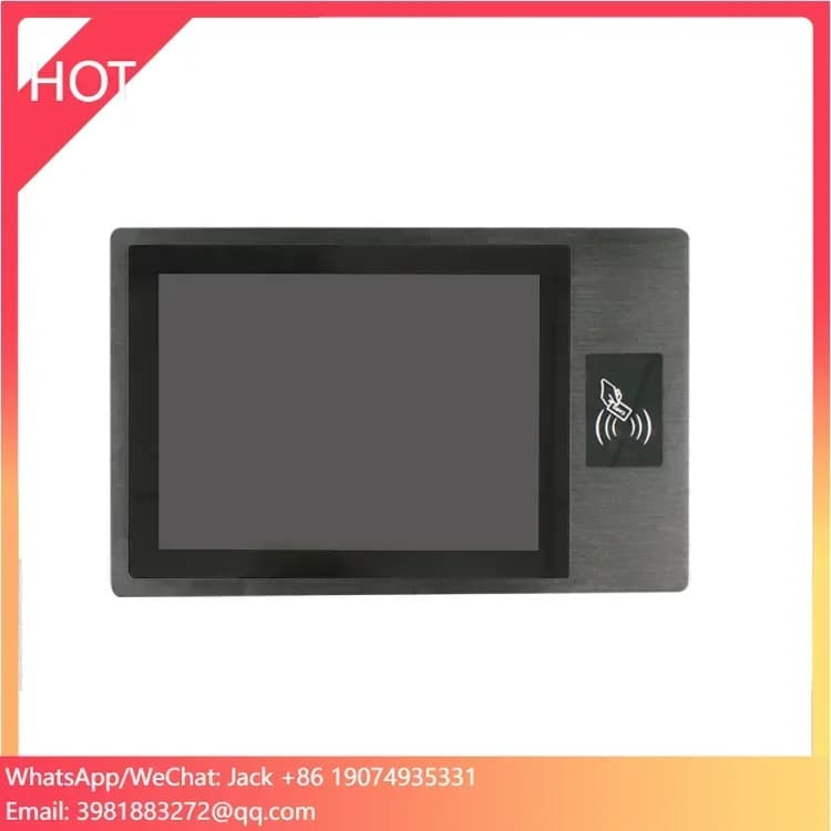Tablet PC Android Industriale da 12 15 17 Pollici con RJ45 PoE, Touch Panel, Lettore di Schede NFC RFID, RS232, Fotocamera