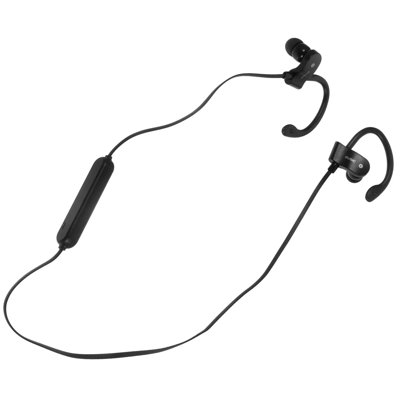 Auricolari con Gancio per Orecchio, Cuffie Stereo Universali Cablate, Nero Grigio, Cavo TPE 1,2m, Altoparlante ad Anello in Rame 10mm, Cuffie Stereo con Microfono e Controllo