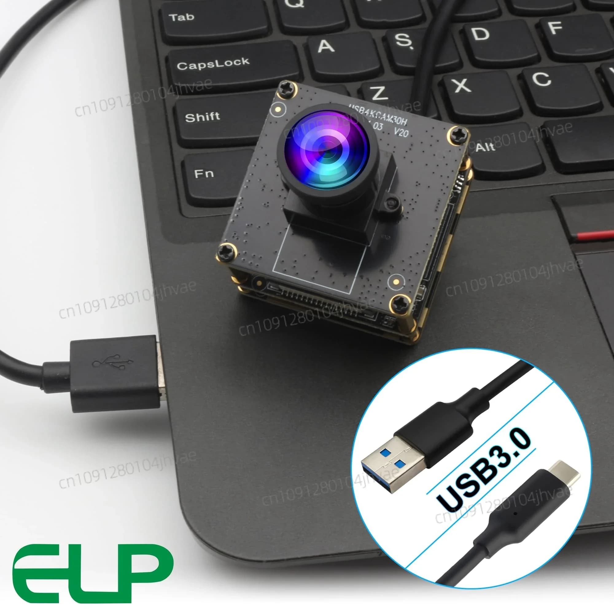 Hot ELP 4K 60fps HD MI USB3.0 Camera H.264 MJPEG YUY2 Zoom Digital Low Distortion UHD Webcam Mini Lightburn 4K Camera for TV Scr