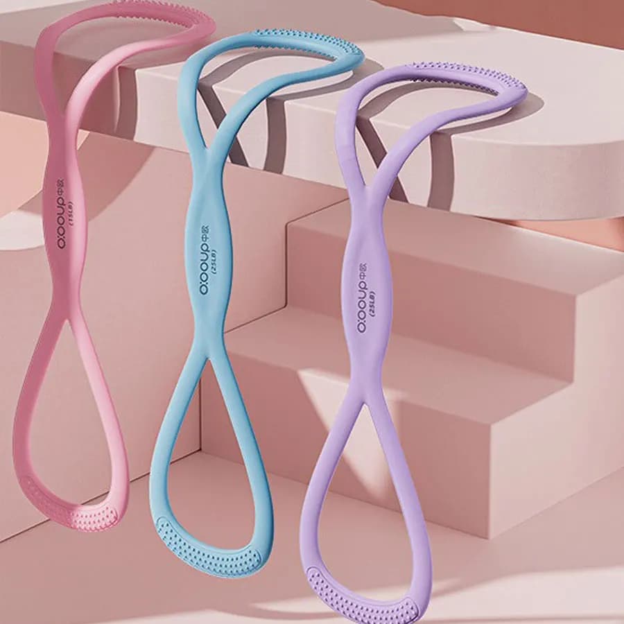 1-piece strength band, 8-shaped elastic tension rope, pull rope, physical therapy, strength training