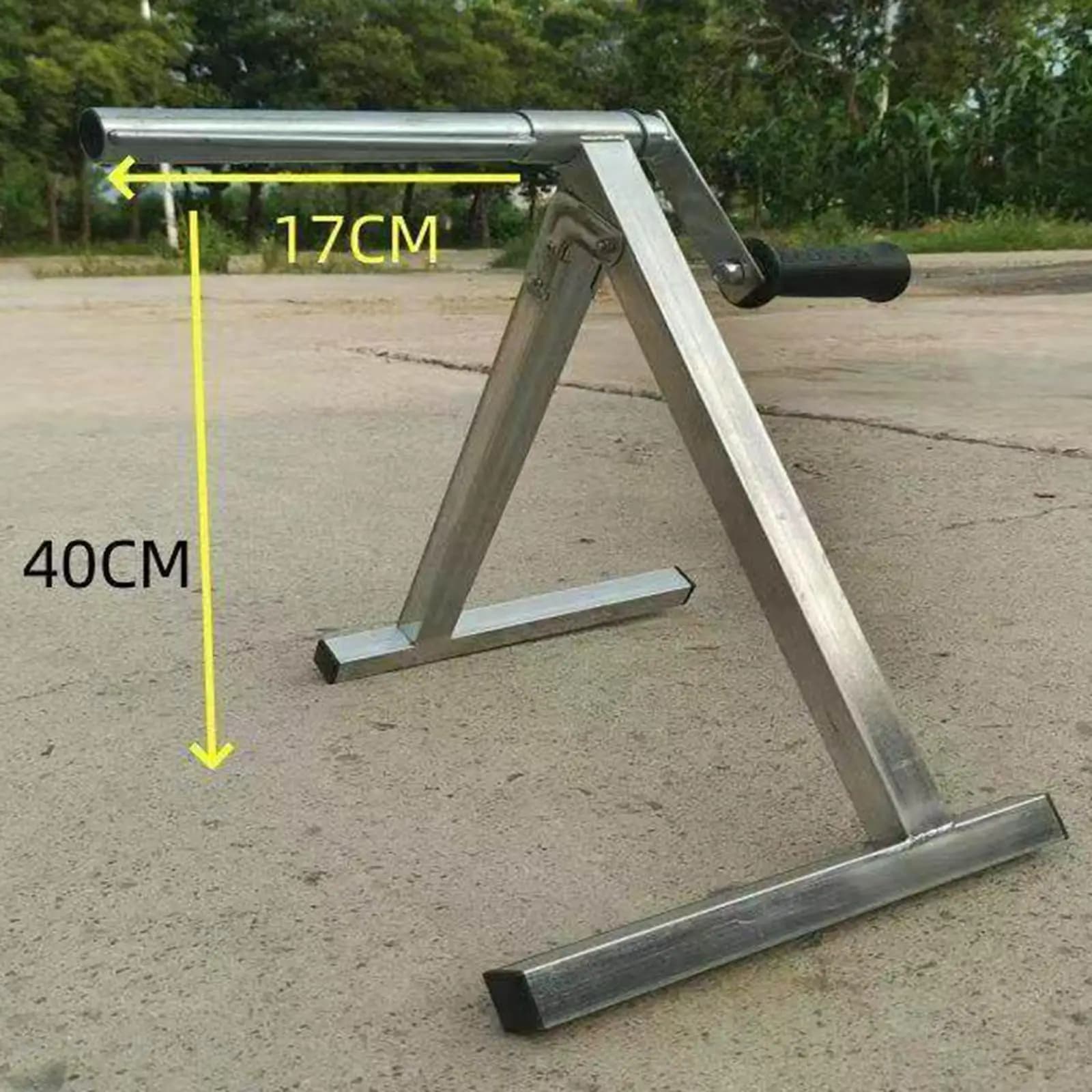 Carrello Avvolgitubo con Manico Estensibile, Porta Tubo Pieghevole Salvaspazio, Supporto per Tubo Resistente per Irrigazione Giardini
