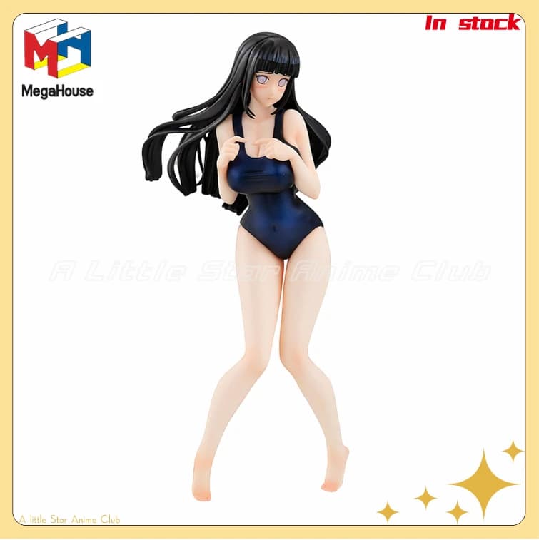 Originale MegaHouse GALS NARUTO Hyuuga Hinata Costume da bagno Stile B Giocattoli Figure Ornamenti