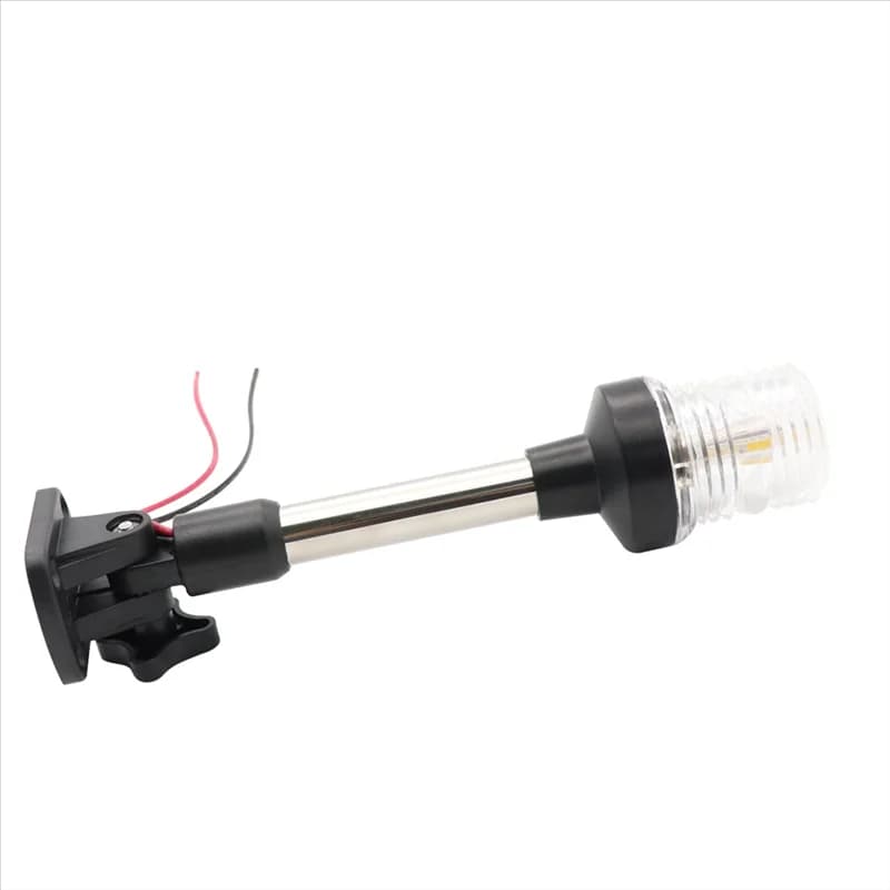 A33K-LED bianco 12 V CC 360 ° Luce per ancoraggio per barche Lampada di segnalazione a vela completa per accessori per yacht marini