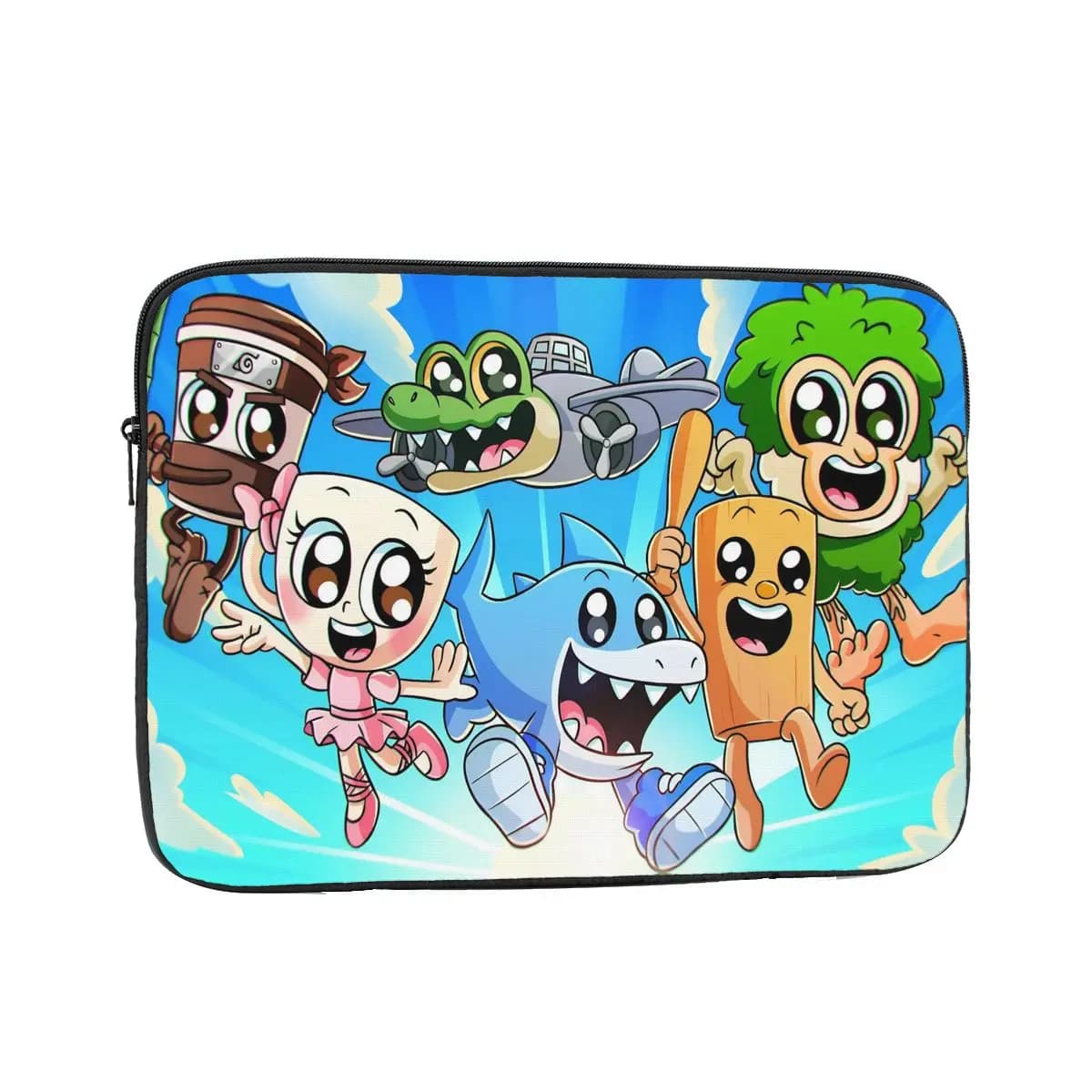 Custodia protettiva per laptop in cartone animato italiano Brainrot 12 "13" 15 "17" Custodia per notebook Brr Brr Patapim Custodia antiurto