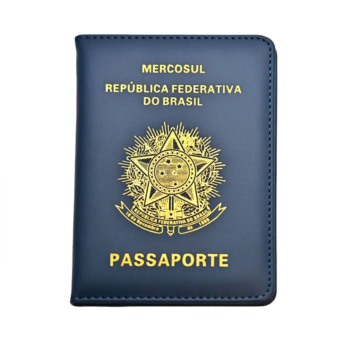 Copertina del passaporto della Repubblica Federativa del Brasile Copertine per documenti da viaggio sul libro del passaporto Porta passaporto Brasile