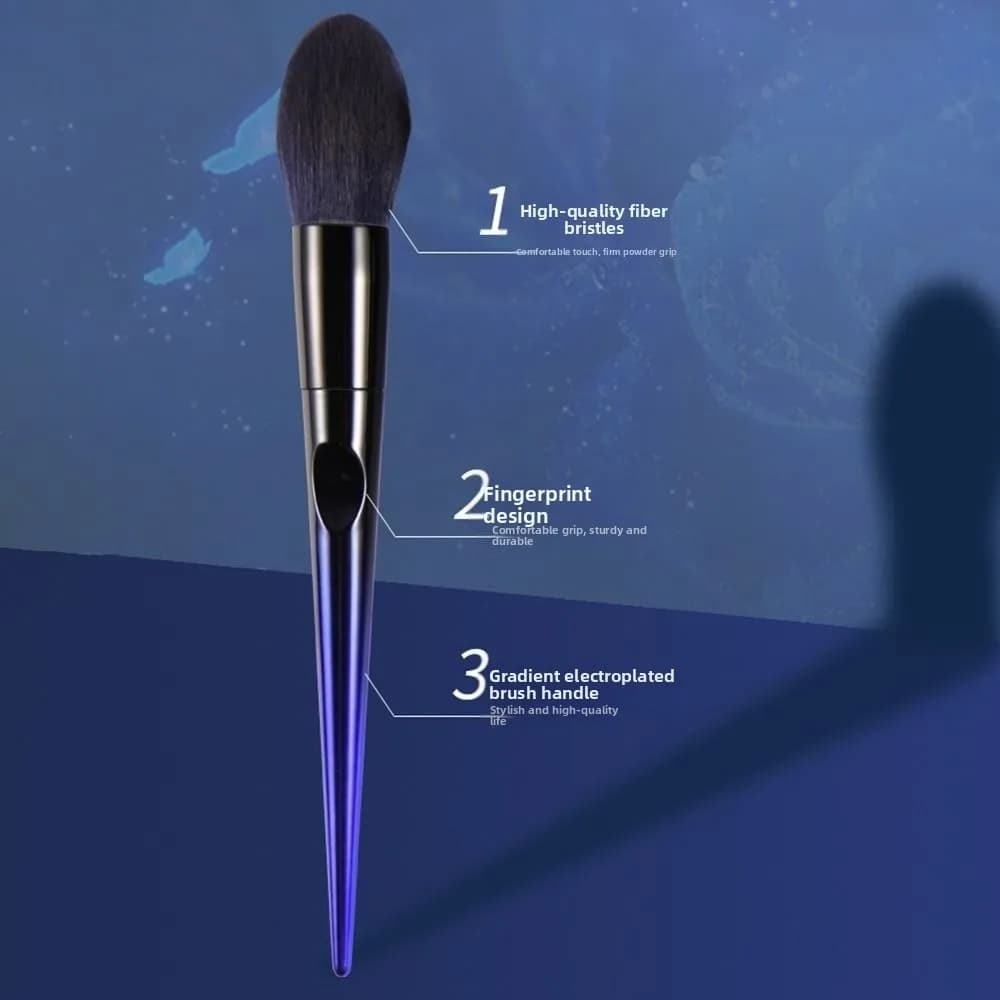 13 brushes for makeup with soft bristles, synthetic makeup brush set for blue witch, makeup brush set for eye beauty, for beginners