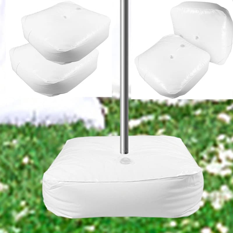 2 Pcs Square Water Bag Balloon Arch Accessories Base Balloon Arch Pvc Weights Column Base Stands Garland Weight Weights