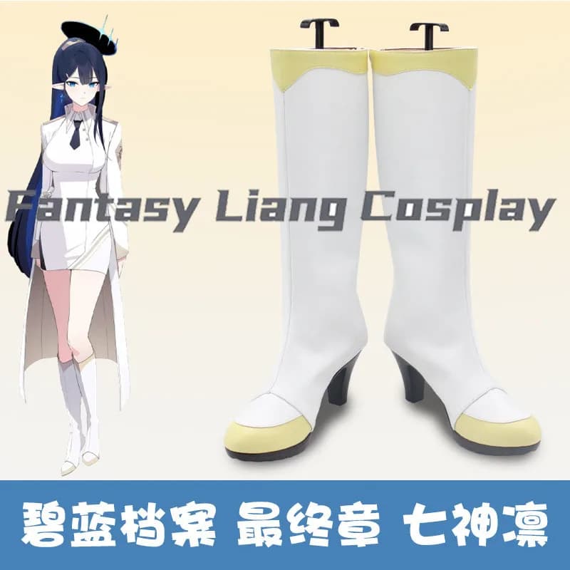 Anime Blue Archive Nanagami Rin Cosplay Shoes For Men Women Halloween Carnival Party Dress Up Comic Con Prop