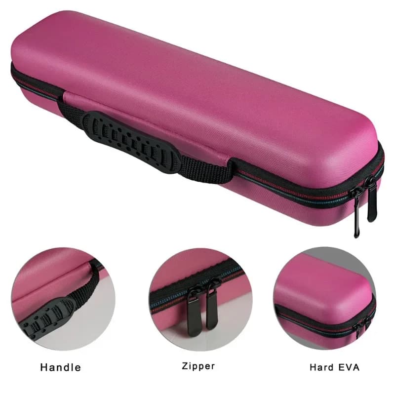 Portable Holder Bag for Hair Plates Ferri Harnesses Bigodini Handbag for Hair Plate Empty Travel Case