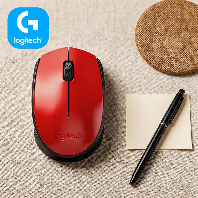 Mouse Wireless Logitech M170 2.4GHz con Forte Trasmissione e Batteria da 12 Mesi per Studio, Lavoro, Ufficio e Gaming