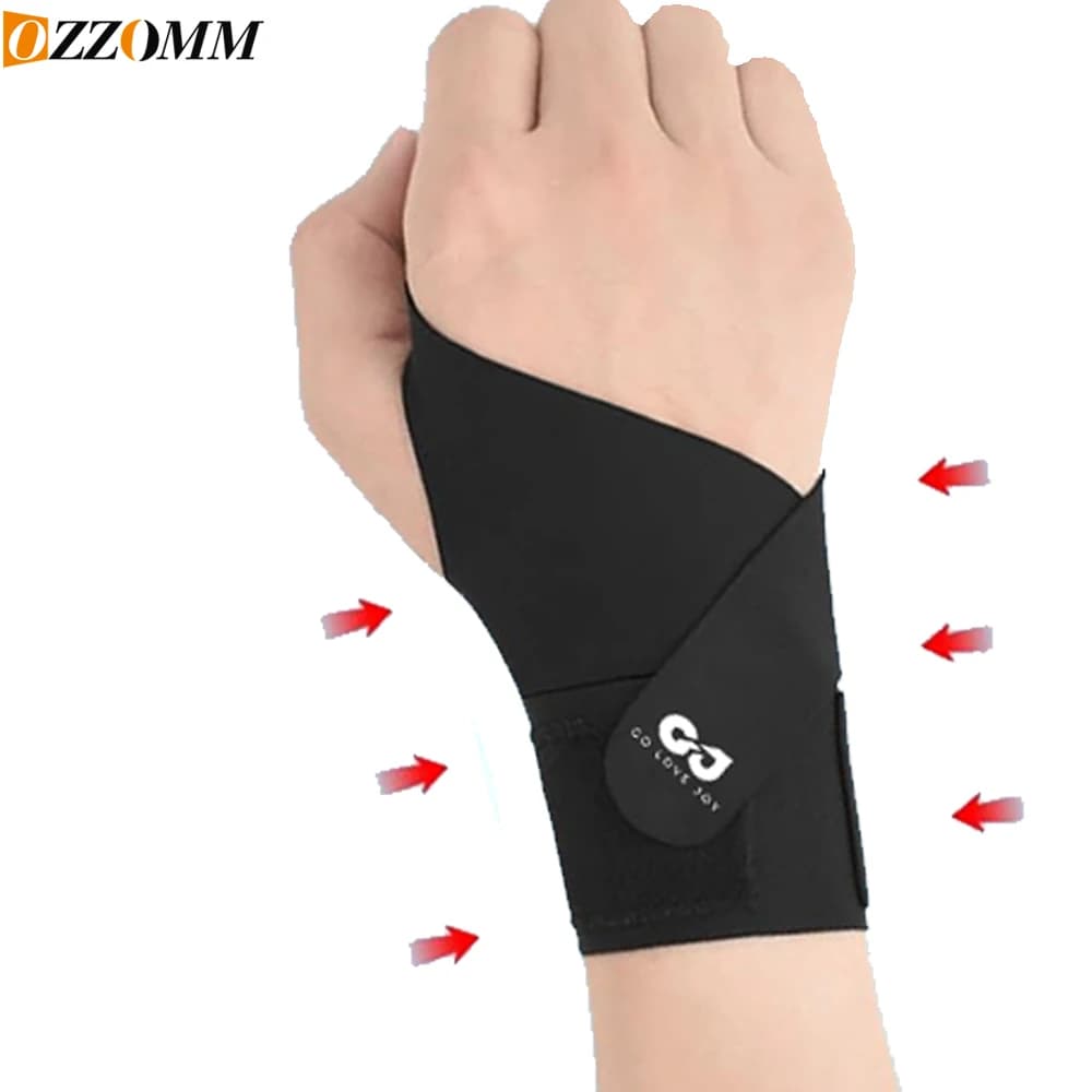 Supporto per Polso Regolabile per Sindrome del Tunnel Carpale, Artrite, Fascia Compressiva per Entrambe le Mani, Adatto per Uomini e Donne