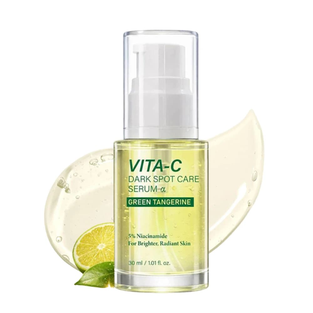 Siero alla Vitamina C al Mandarino Verde con 5% di Niacinamide per una Pelle Luminosa e Radiosa, Antioxidant, Uniforming Skin Tone, Ringiovanente