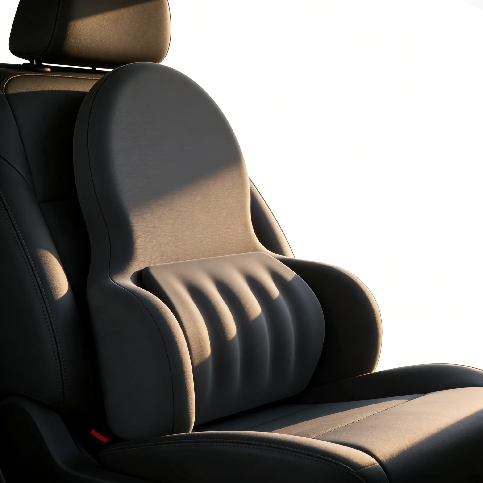 Car Lumbar Bearing Memory Foam Back Pillow Waist Support Pain Relief Ergonomic Chair Car Seat Accessories Multifunctional