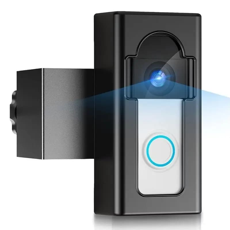 ABFU- No-Drill Motion Sensor Door Doorbell Mount, Non-Blocking Video Doorbell Bracket