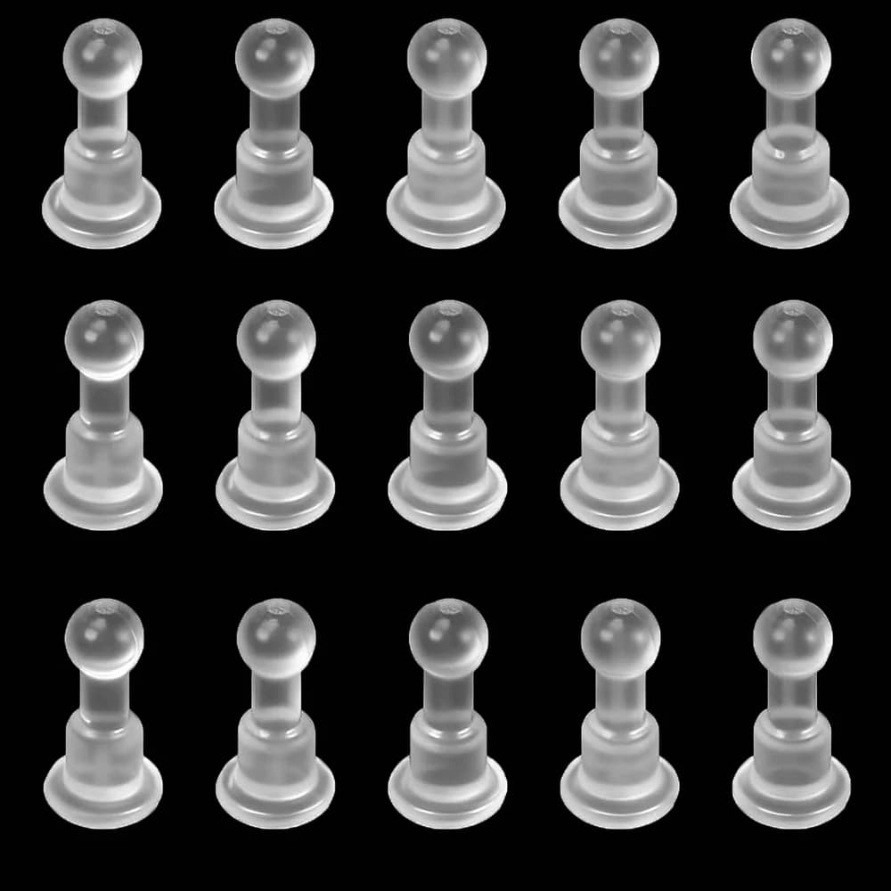 50 Pezzi Tappi per Orecchini in Silicone Morbido Trasparente, Copertura Completa, Chiusure di Sicurezza per Orecchini a Perno, Ricambi e Accessori per Gioielli