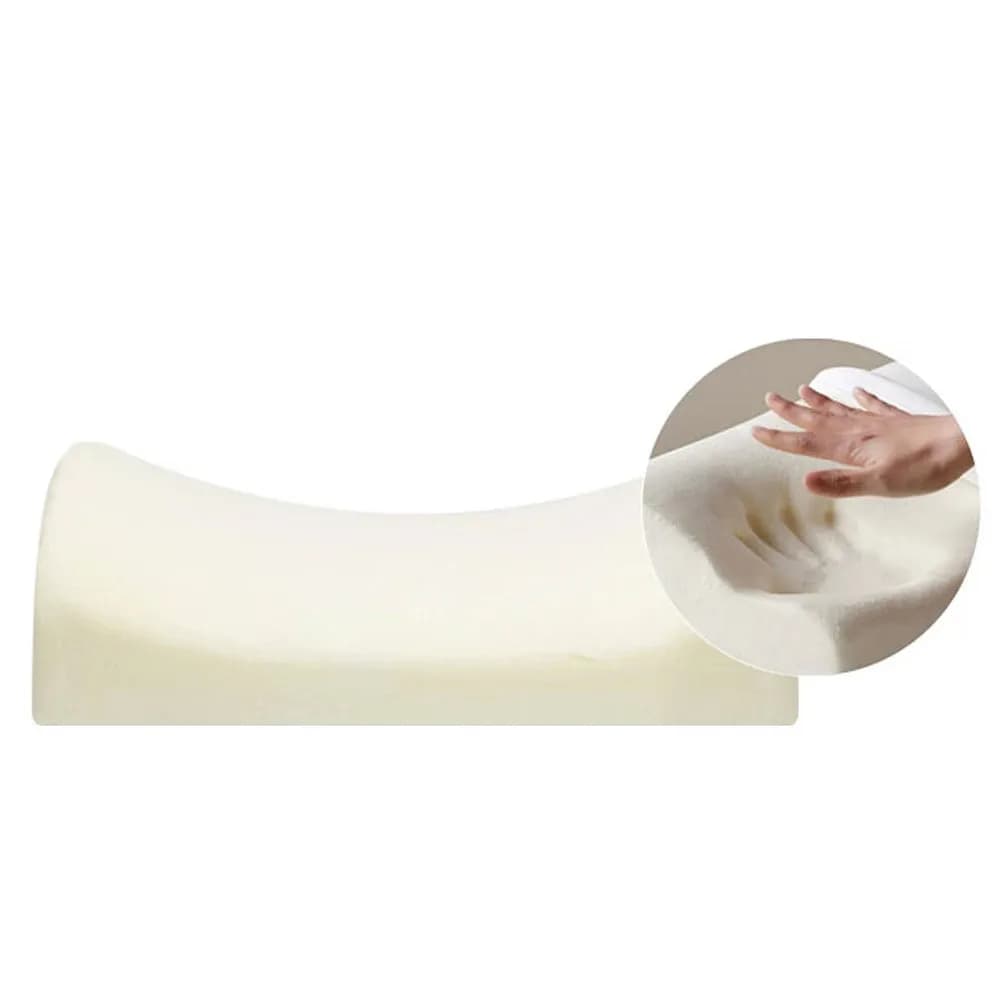 Cuscino Lombare Ergonomico in Memory Foam a Lento Rilascio per Alleviare il Dolore alla Schiena, Ideale per Viaggi in Auto, Aereo, Treno, Autobus e Uso Domestico