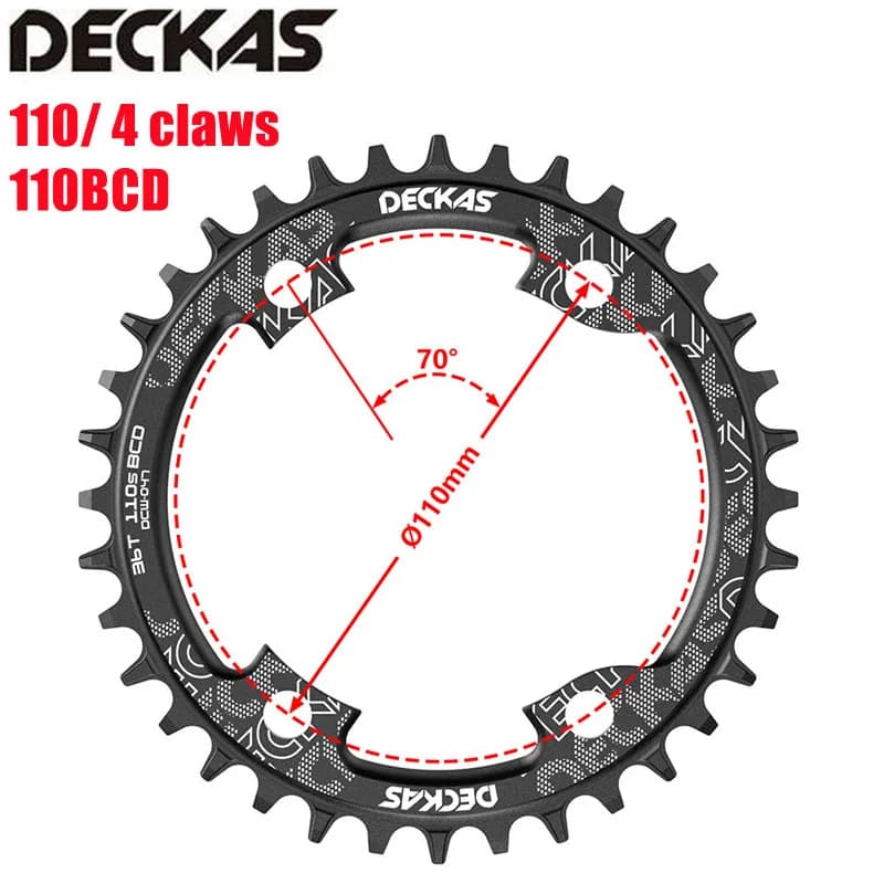 Deckas 110BCD 4 claws for road bike Decked large wheel pershimano R7000 R8000 R9100 R9000 4700 5800 R2000 R3000