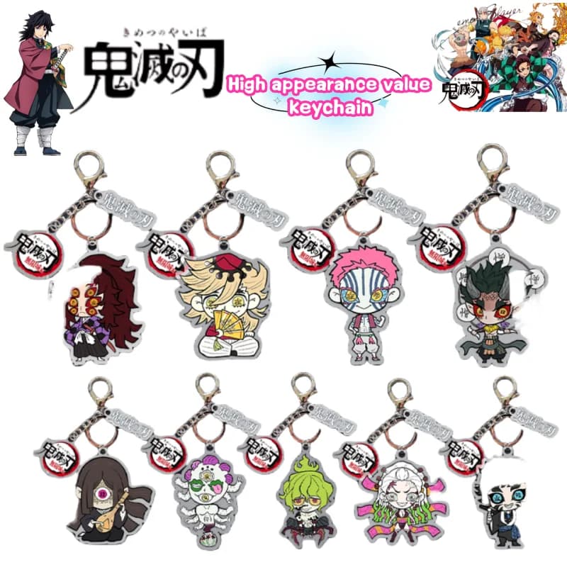 Demon Slayer Tokitou Muichirou film merce portachiavi personalizzato creativo zaino astuccio appeso decorazione regali