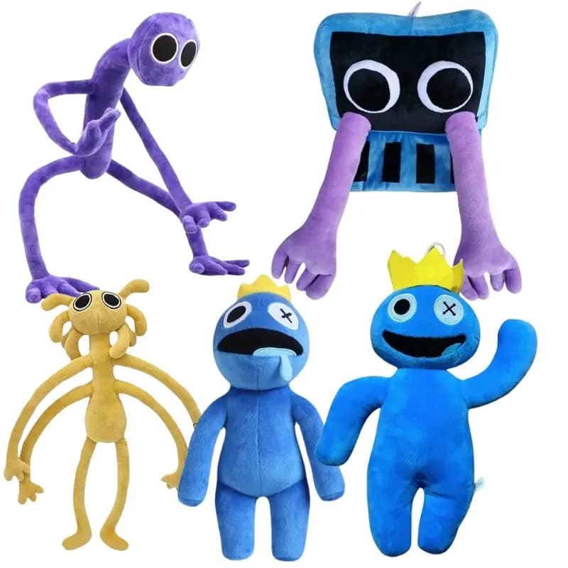 Peluche Rainbow Friends da 25-30 cm, Mostri Animati, Bambole Imbottite, Giocattoli di Cartoni Animati, Marionette per Bambini, Regali di Natale