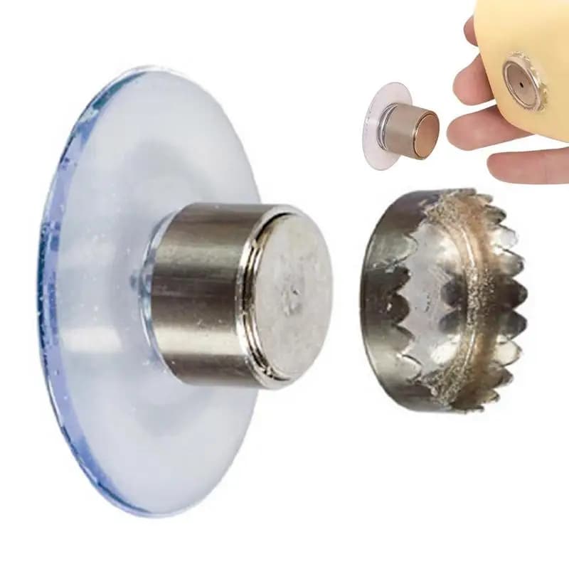 Portasapone a ventosa Appendiabiti portasapone a parete con forte magnete Dispenser di sapone rimovibile per bagno cucina