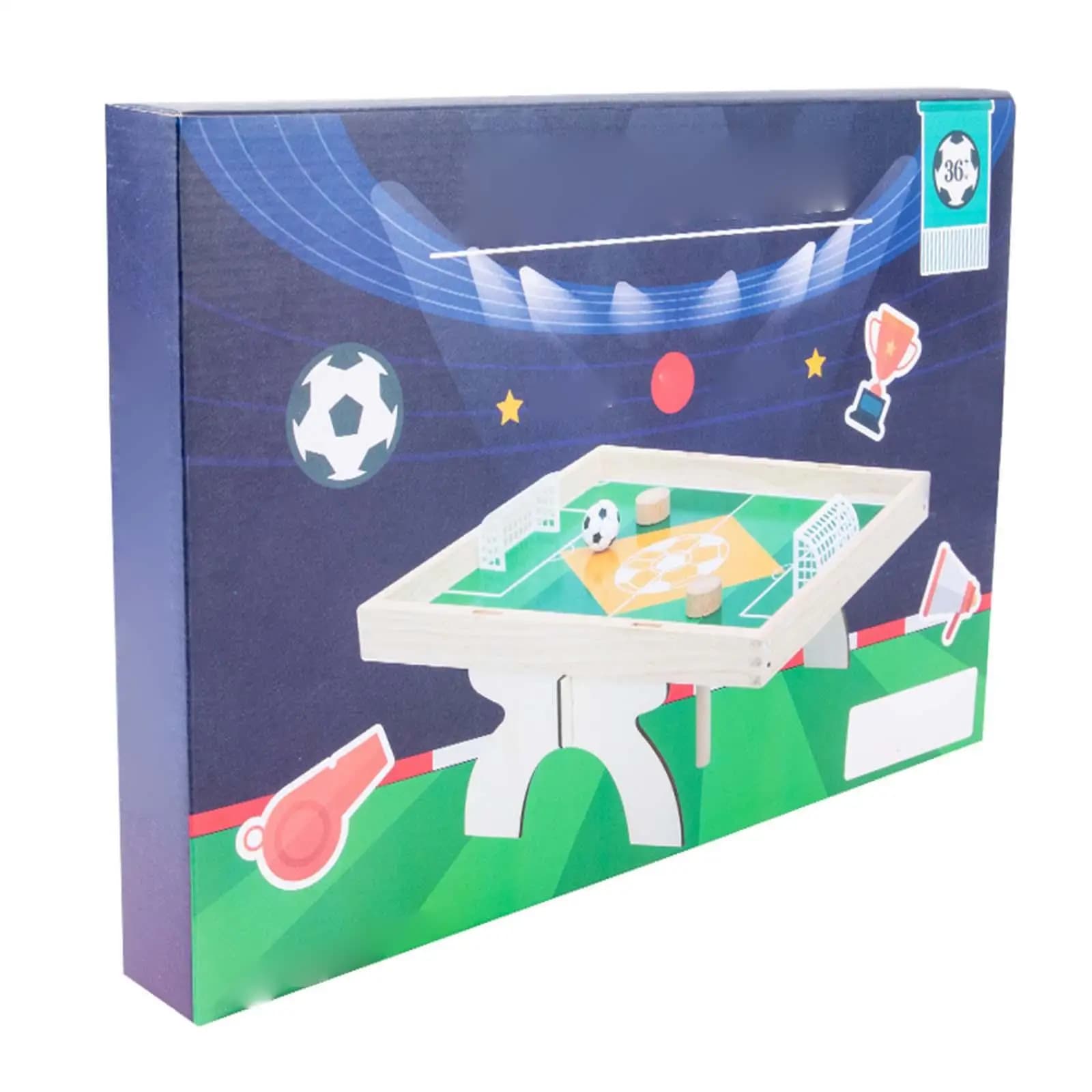 Piccolo Gioco da Tavolo di Calcio Balilla Bifacciale, Scacchi Volanti, Giocattoli Educativi Interattivi per Adulti e Bambini dai 7 Anni in Su